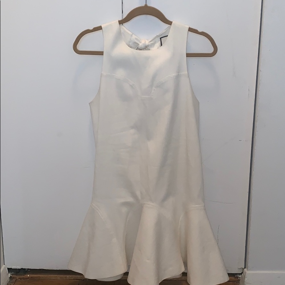 Alexis short white mini dress. Worn once. Small.